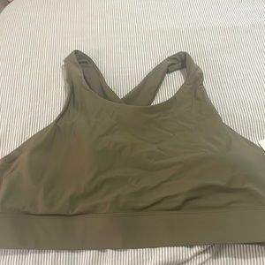 Fabletics green sports bra